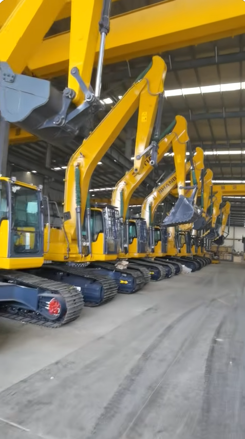 Large Batch of Excavators Ready for Delivery